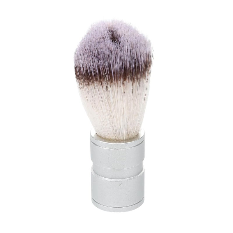 Mens Nylon Shaving Brush For Beard And Face Cleaning With Ergonomic Handle - Image 1
